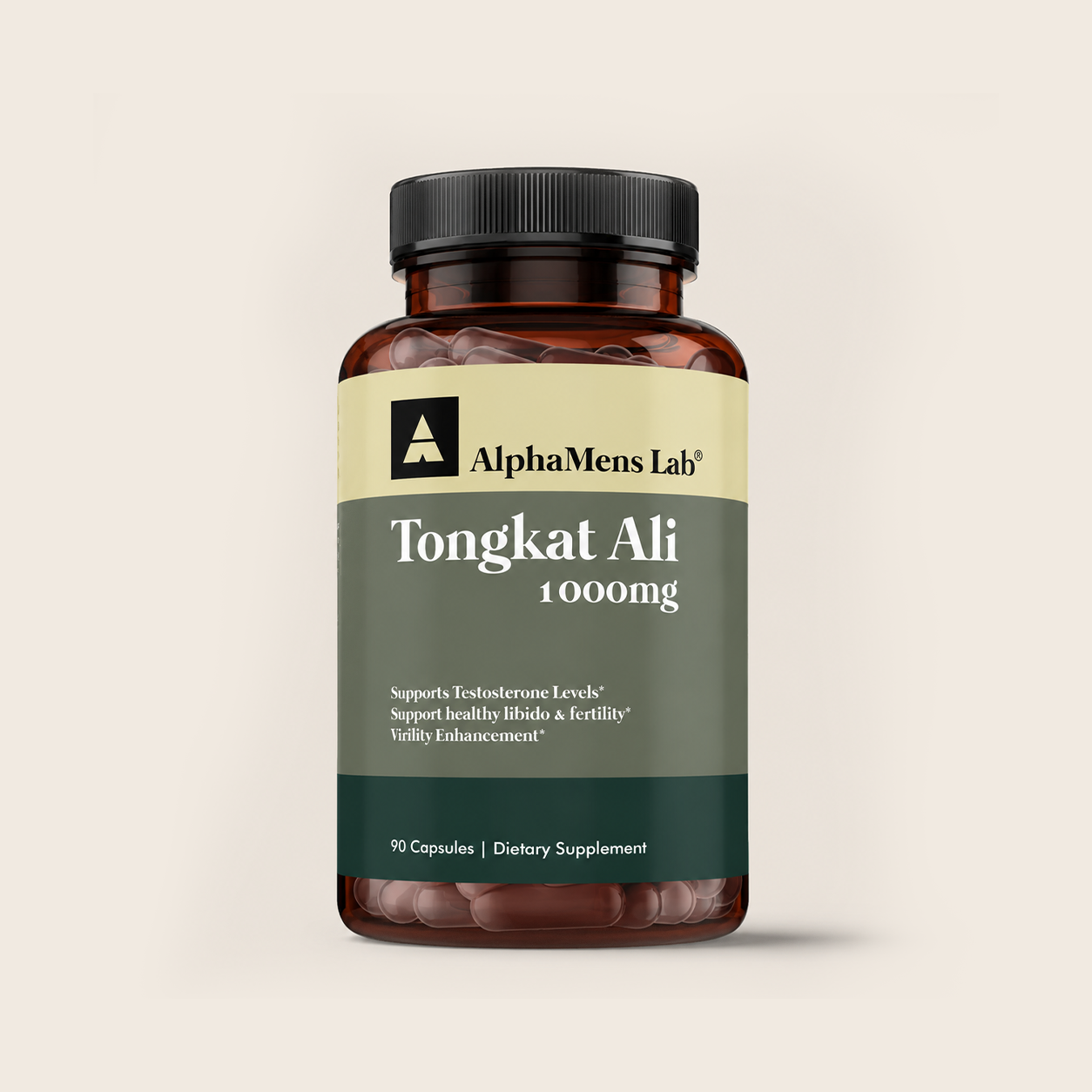 Tongkat Ali supplement, 90 Quick Release Capsules (1000 mg per Capsule)